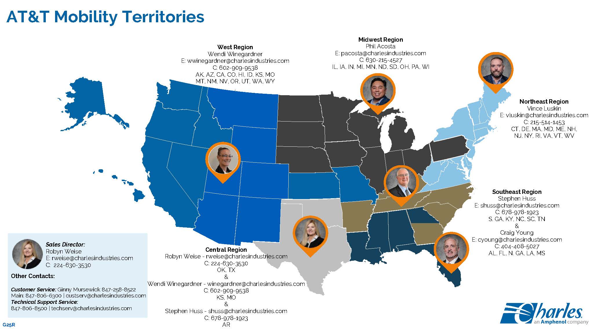 Charles / AT&T Mobility Sales Map