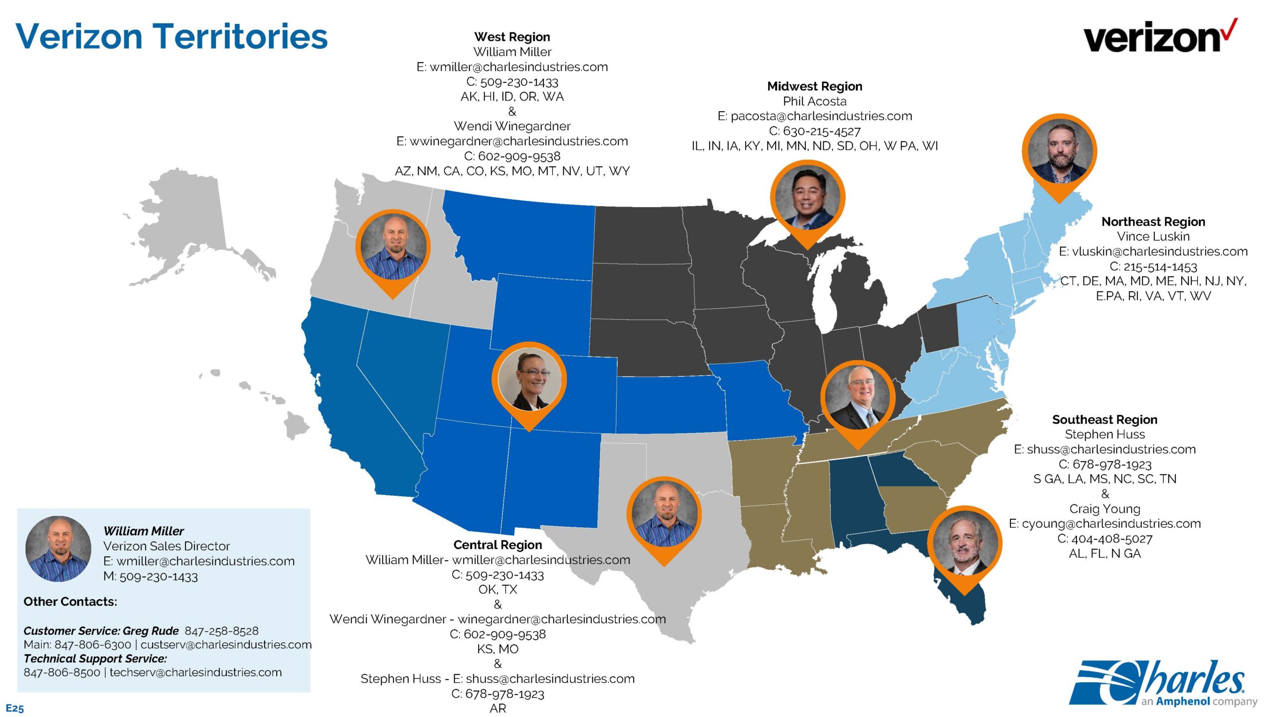 Charles / Verizon Sales Map